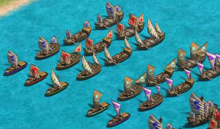 帝国时代2喷火船建造升级攻略